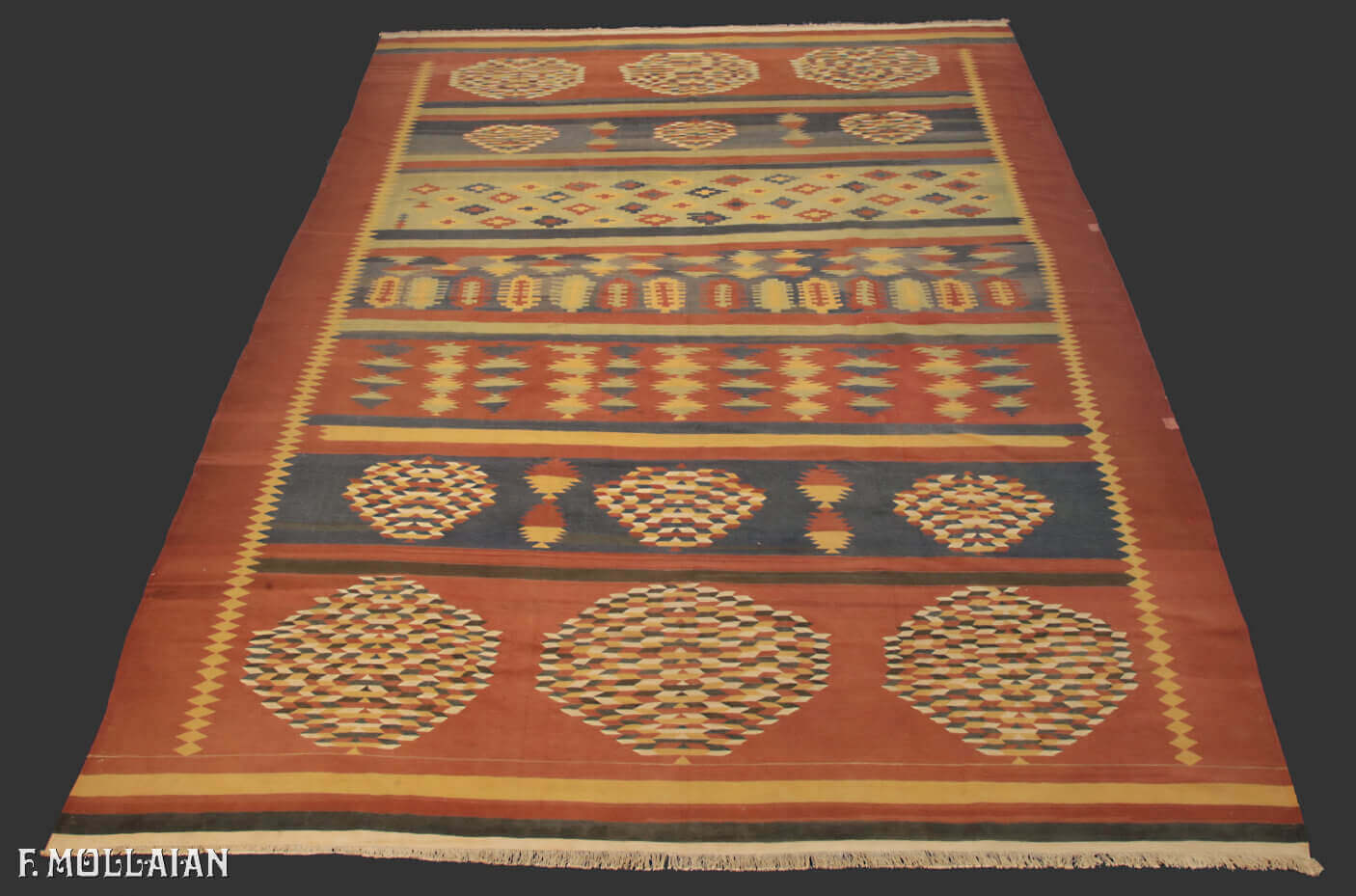 Antique Indian Dhurrie Kilim n°:47106978